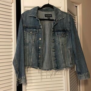 Lucky brandy cropped jean jacket
